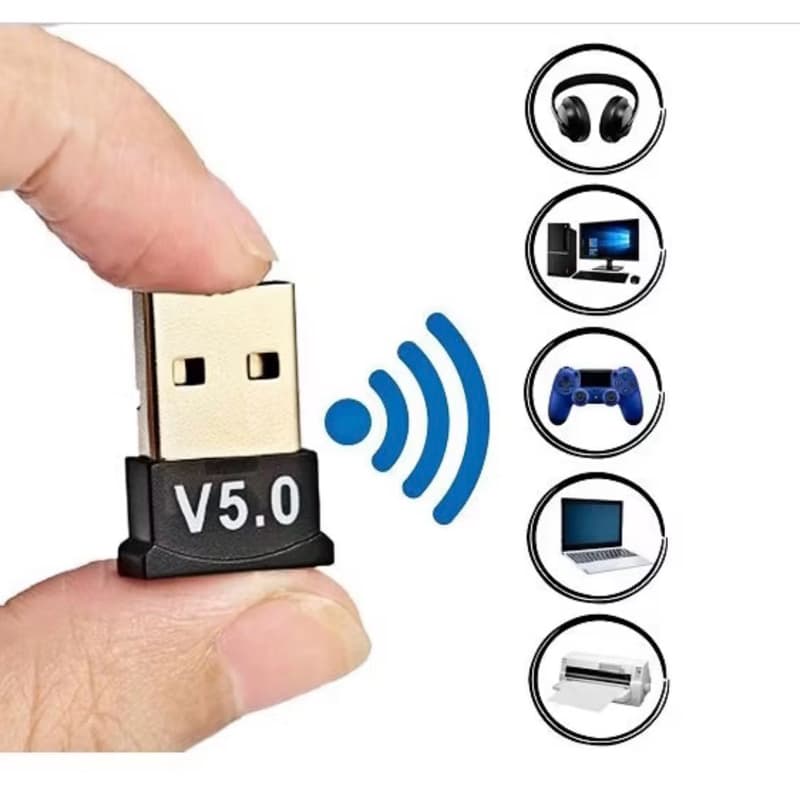 Adaptador E Receptor USB Bluetooth 5.0 Plug usb Transmissor de áudio para Notebook
