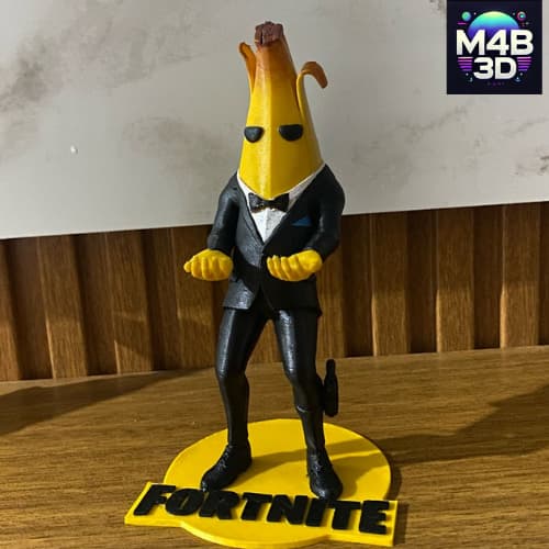 Suporte Fortnite Banana Agent Peely Para XBOX - PLAYSTATION 5 - 3D PLA