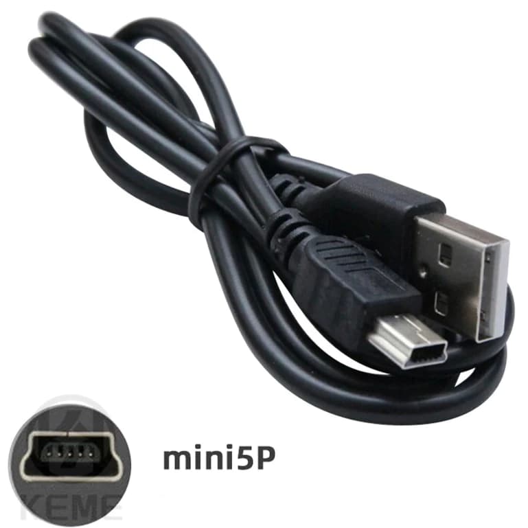 Cabo V3 USB X Mini USB V3 Com 1 metro  Cabo serve controle PS3