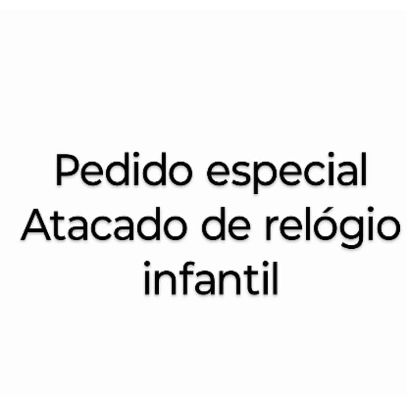 kit personalizado cliente - relógio infantil