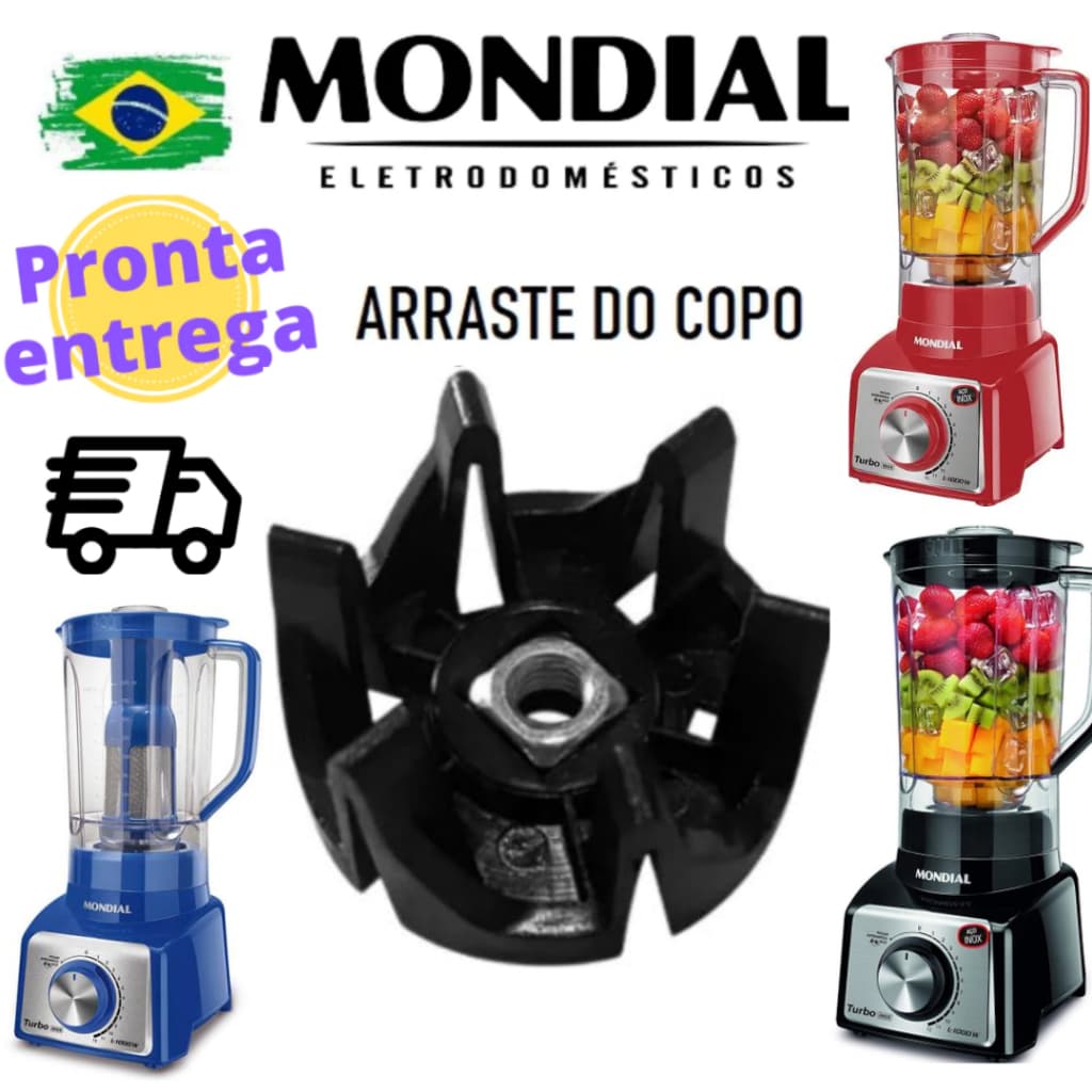 Arraste com porca para o copo do liquidificador Mondial L1000