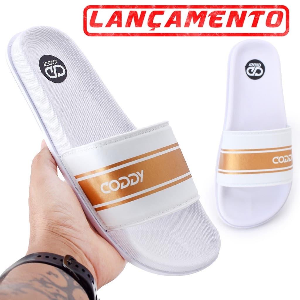 Chinelo Slide Masculino Feminino Lancamento Leve Confortavel Macio Calce facil tenis
