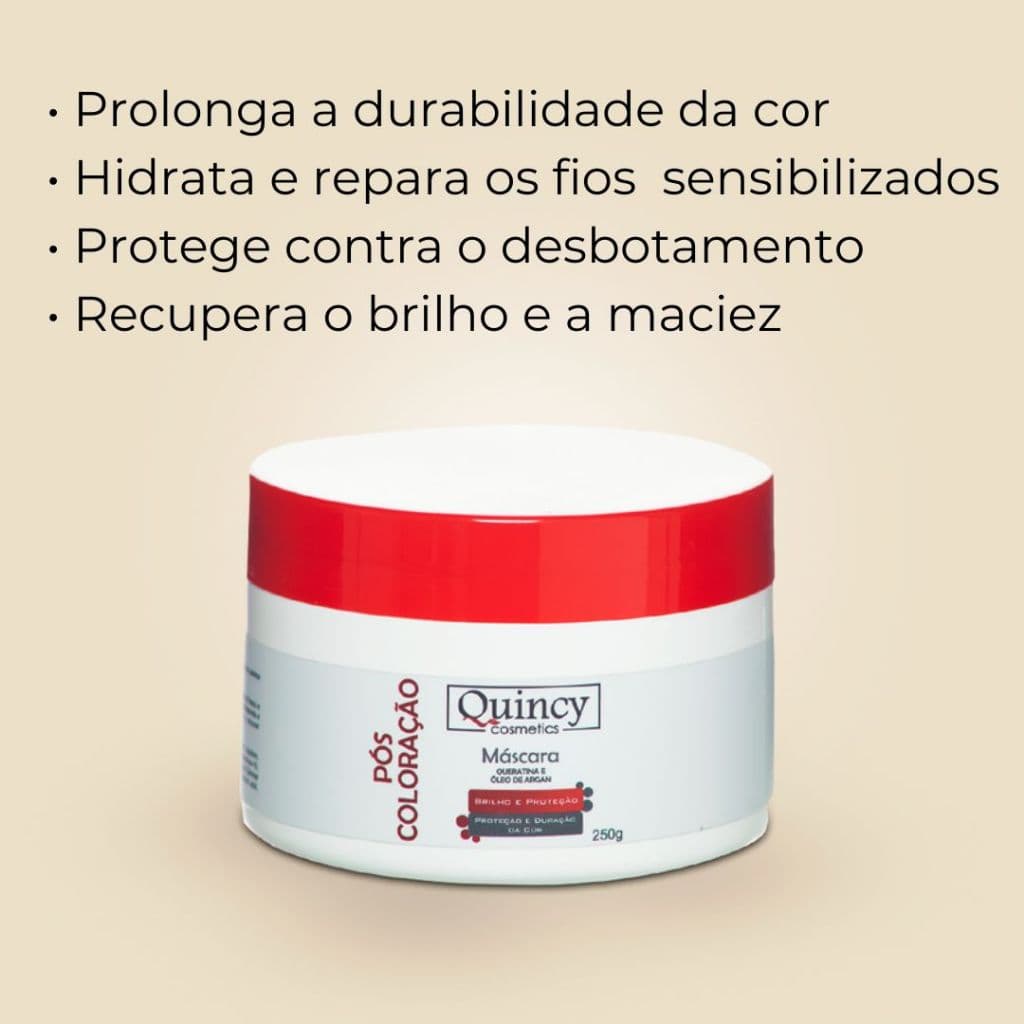 MÁSCARA PÓS COLORAÇÃO QUINCY 1049-A