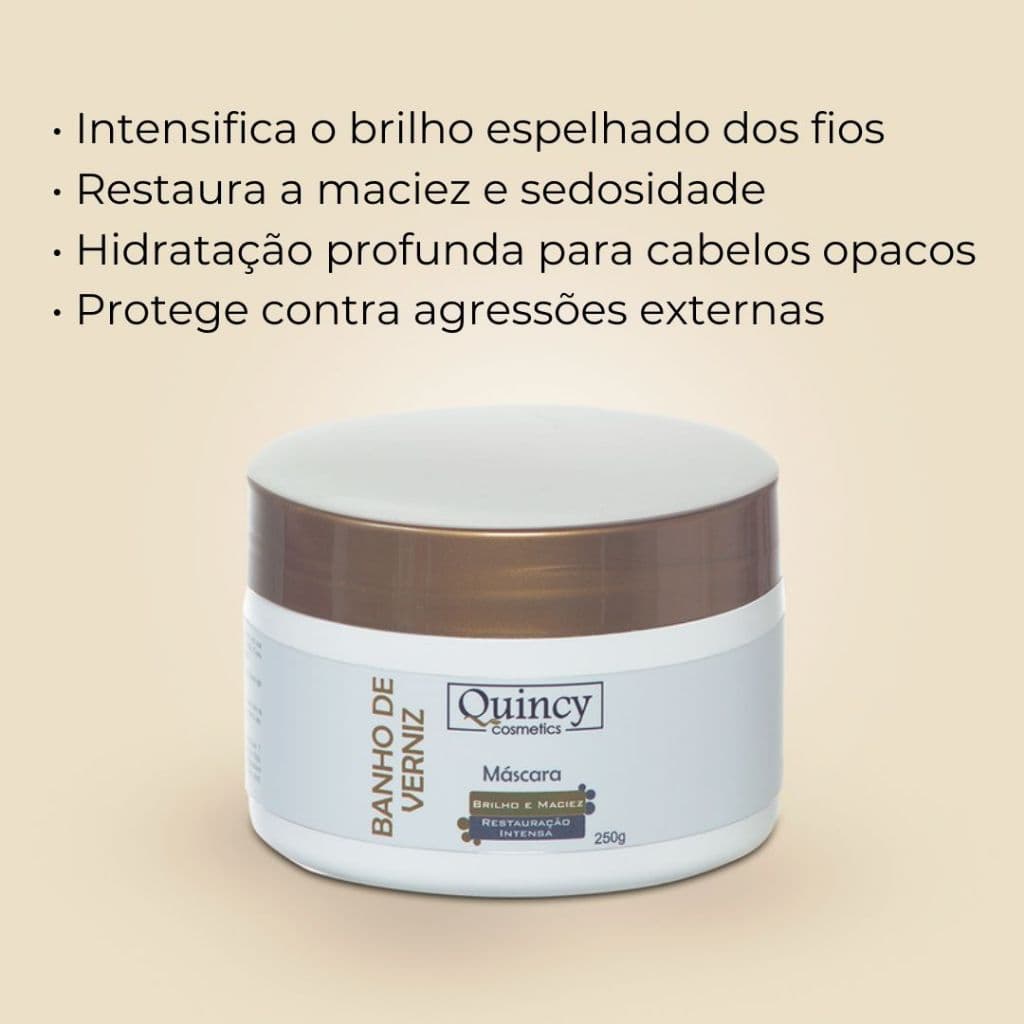 MÁSCARA BANHO DE VERNIZ QUINCY 1052-A