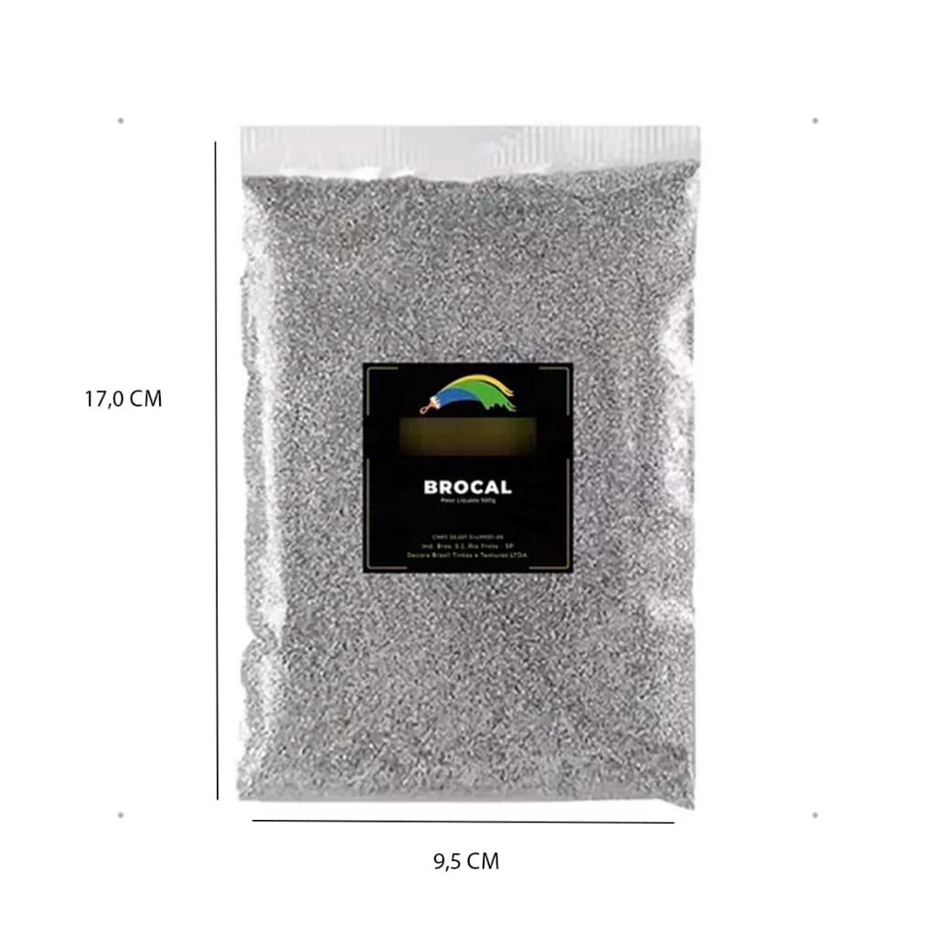 Glitter Super Brilho Brocal 100 Gramas | Ideal para Paredes Artesanato Personalização Top Aderência.