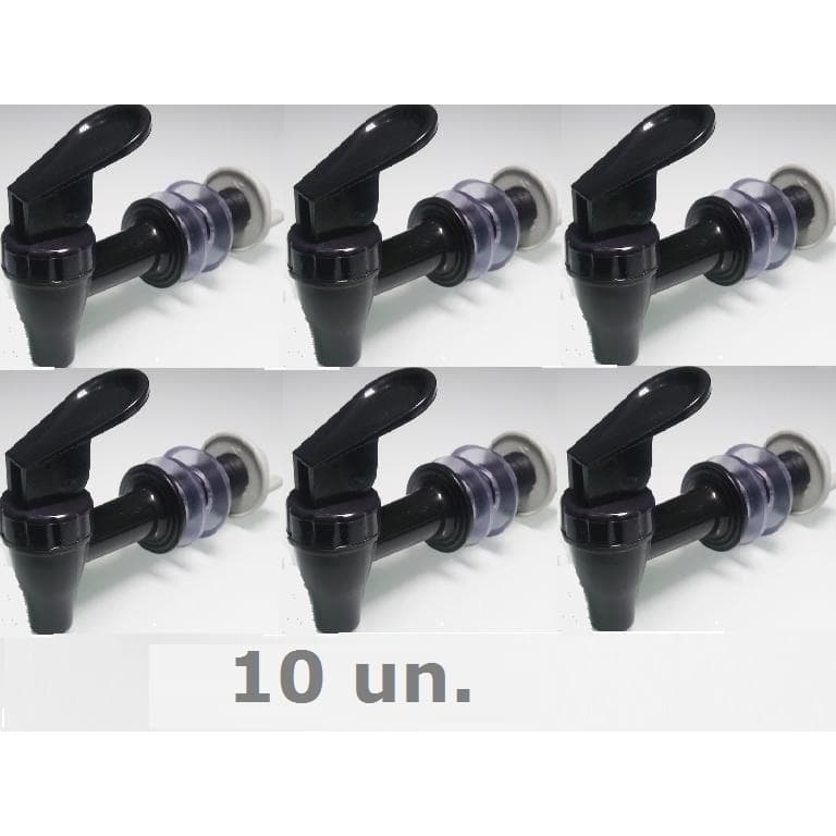 Kit 10 Torneirinha Media  De Filtro Suporte De Galao Garrafao De Agua