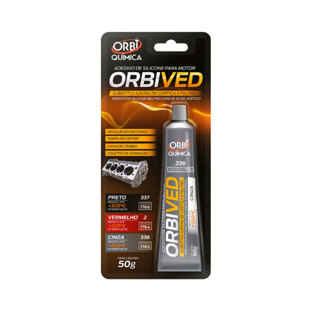 ORBI - VED SILICONE NEUTRO ALTA TEMP GREY 50G