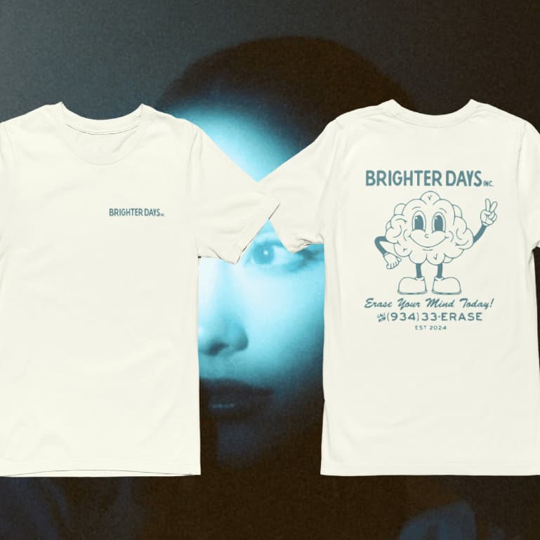 CAMISETA ARIANA GRANDE ETERNAL SUNSHINE BRIGHTER DAYS 100% ALGODÃO