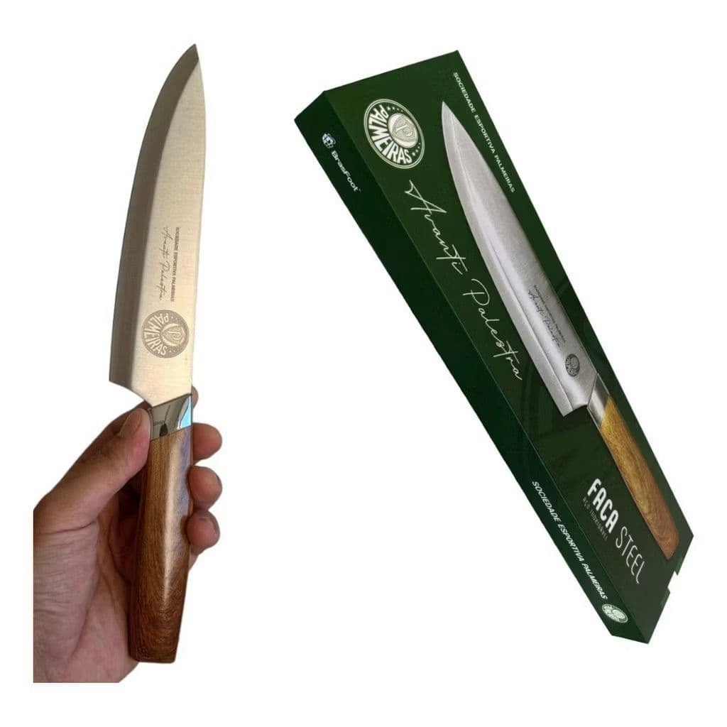 Faca Time Premium Palmeiras Inox Cabo Resistente