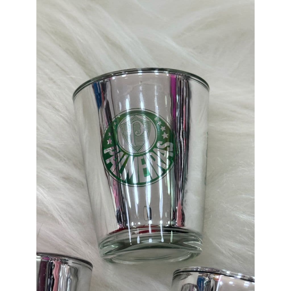 Copo Dose Metalic 55ML Palmeiras Verde Espelhado
