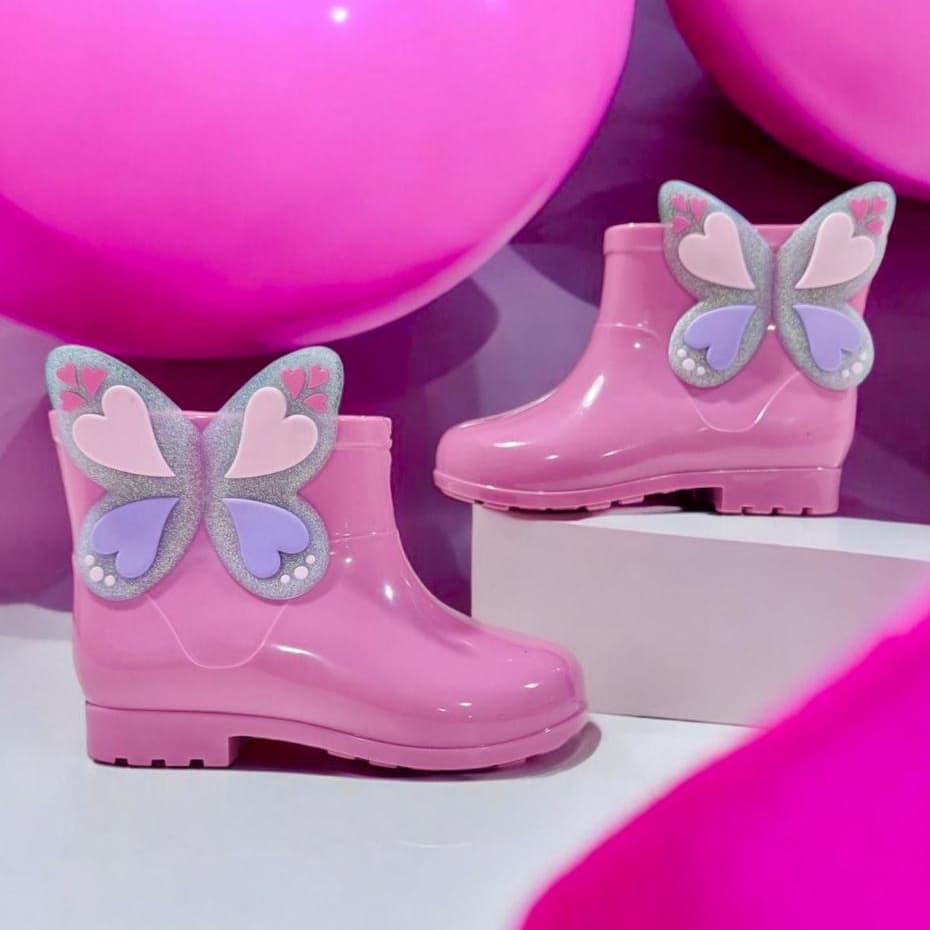 Galocha Infantil Feminina Bota Kids Menina Leve Antiderrapante