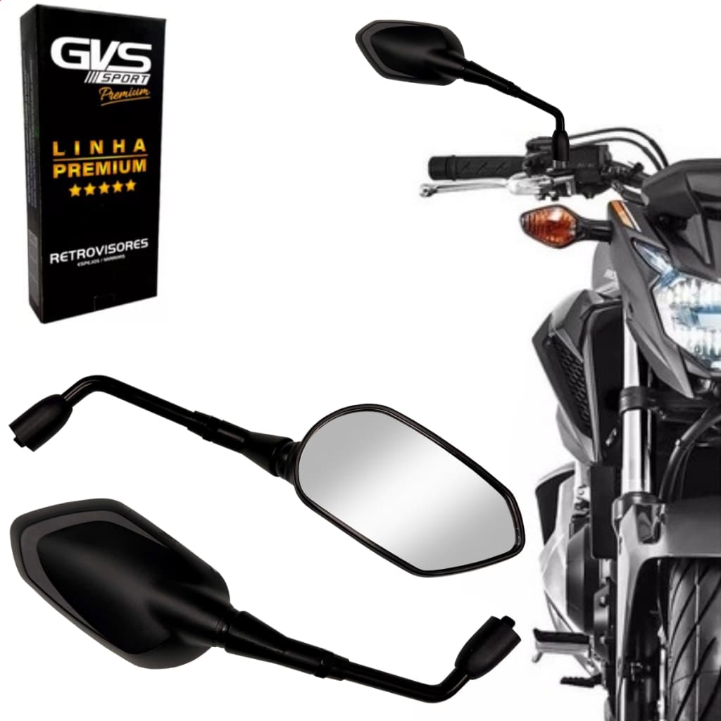 Retrovisor Modelo Tiger Sport 660 Gvs Premium Lente Convexa