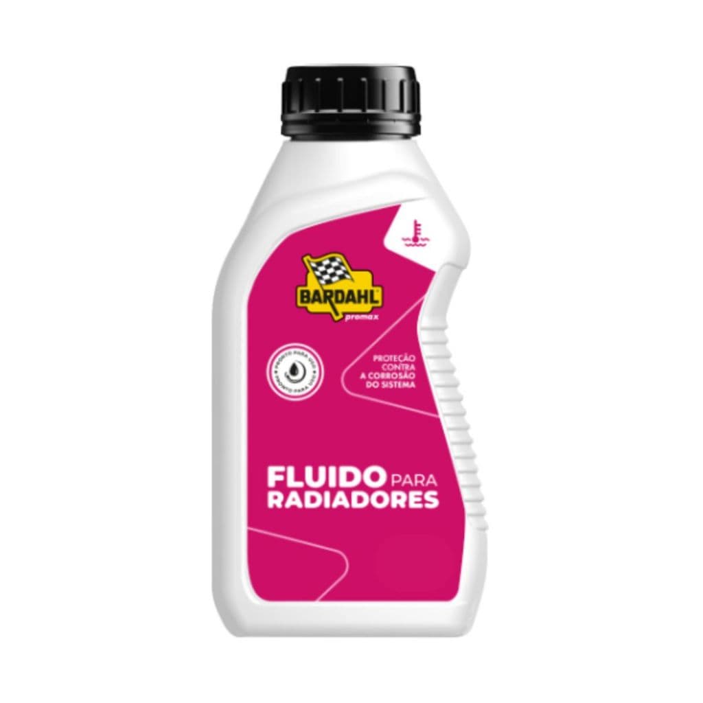 BARDAHL - FLUIDO PARA RADIADOR PLUS ANTICOR. INORG. PR. USO ROSA - 1LT