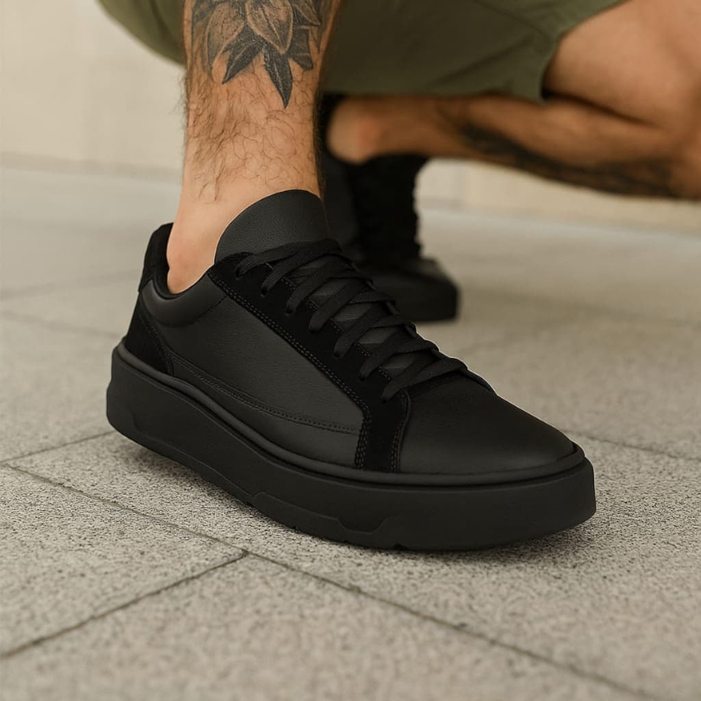 Tênis Sola Alta Casual Social Masculino Sneaker Plataforma Alta Performance Versátil