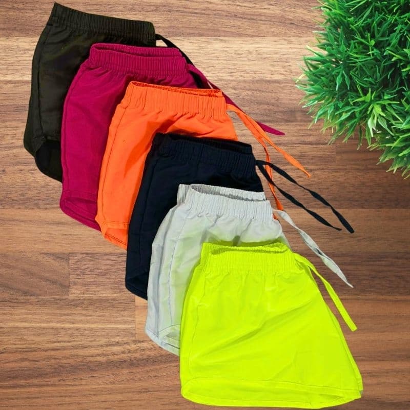 Short Feminino Tactel Shortinho Moda Verão Saída de Praia