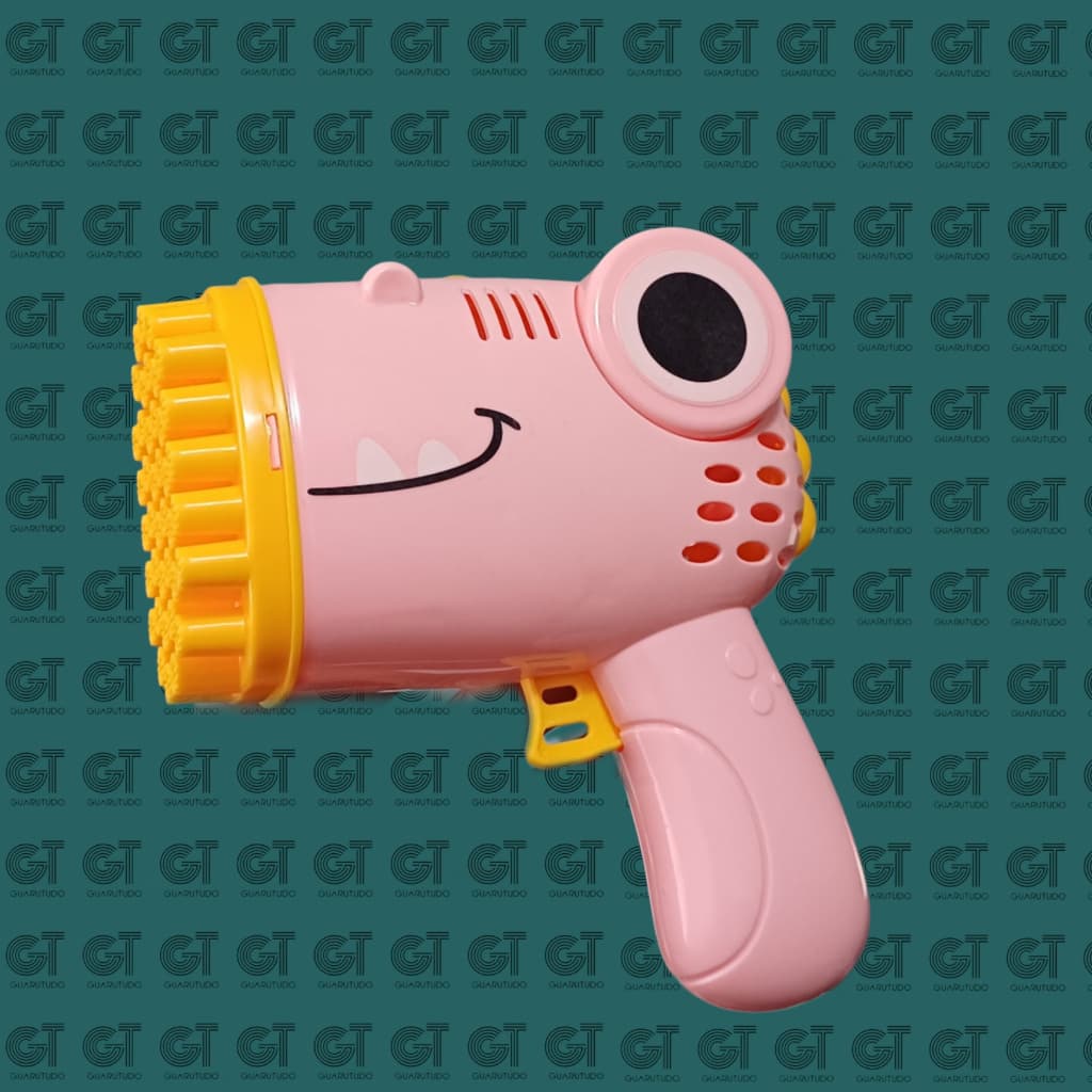 PISTOLA DE BOLHAS MODELO DINOSSAURO