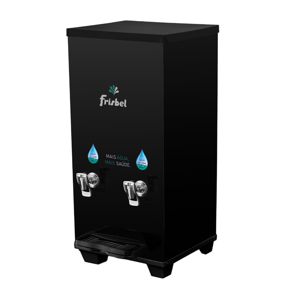 Bebedouro De Água 25 Litros Bancada Black Frisbel Com Filtro