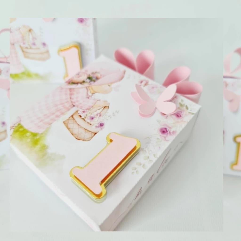 caixa personalizada casa bonecas/jardim bonecas