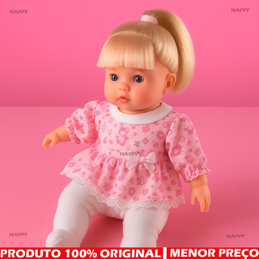 Boneca Coleção Hair Soft Corpo De Pano Super Macia - Milk Menina Envio Imediato