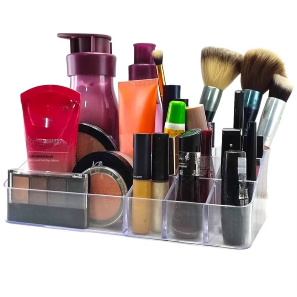 Porta Maquiagem Acrilico Organizador de Esmaltes Batom Porta Pincéis Creme Porta Cosméticos