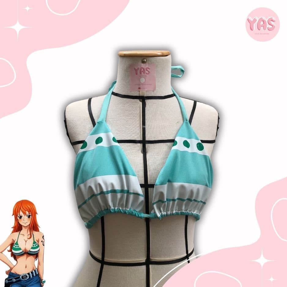 BIQUINI TOP COSPLAY FANTASIA NAMI ONE PIECE