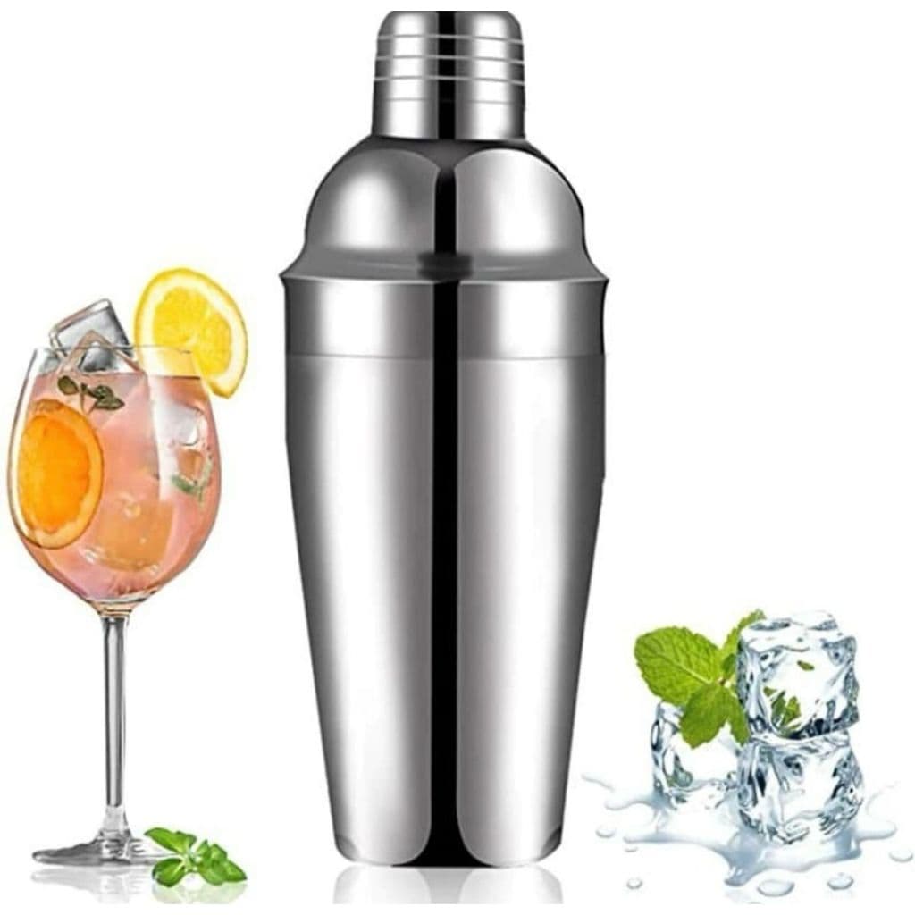 Coqueteleira 350 ML Aço Inox Caipirinha Bar Bebidas Mojito