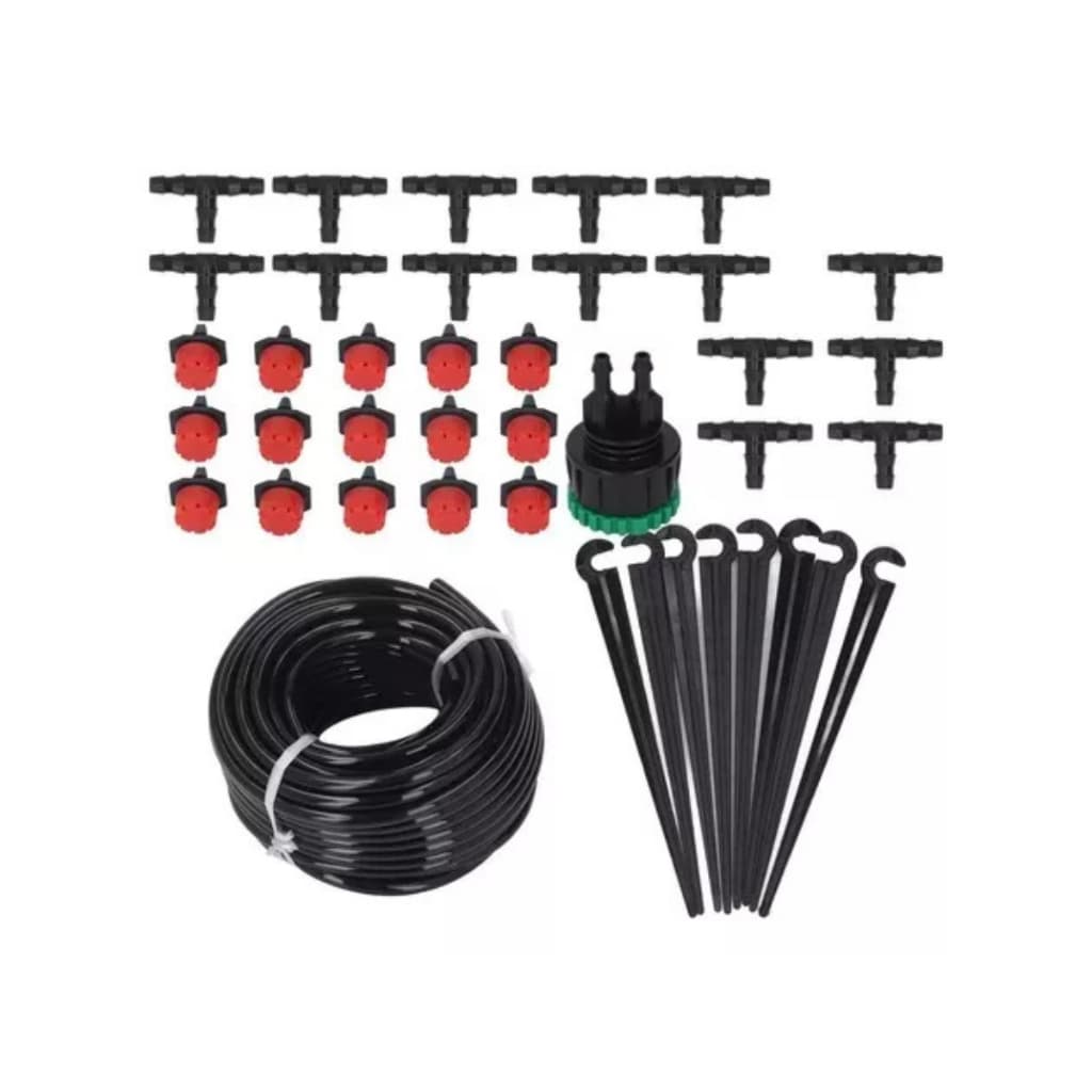 Kit De Irrigação 15 Metros Mais Conector De 2 Saidas