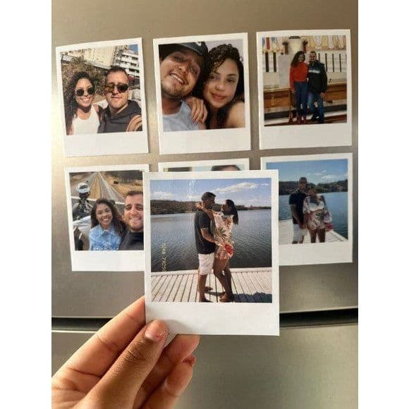 Até 90 FOTOS POLAR0ID Magnéticas COM IMÃ Para Geladeira