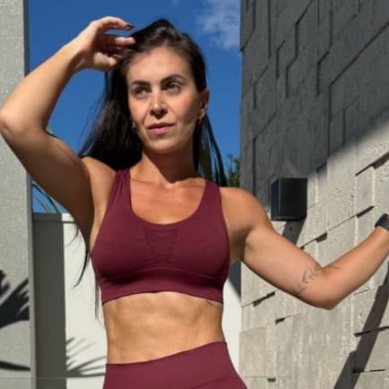 Top Nadador Selene Sem Costura Poliamida Academia Fitness