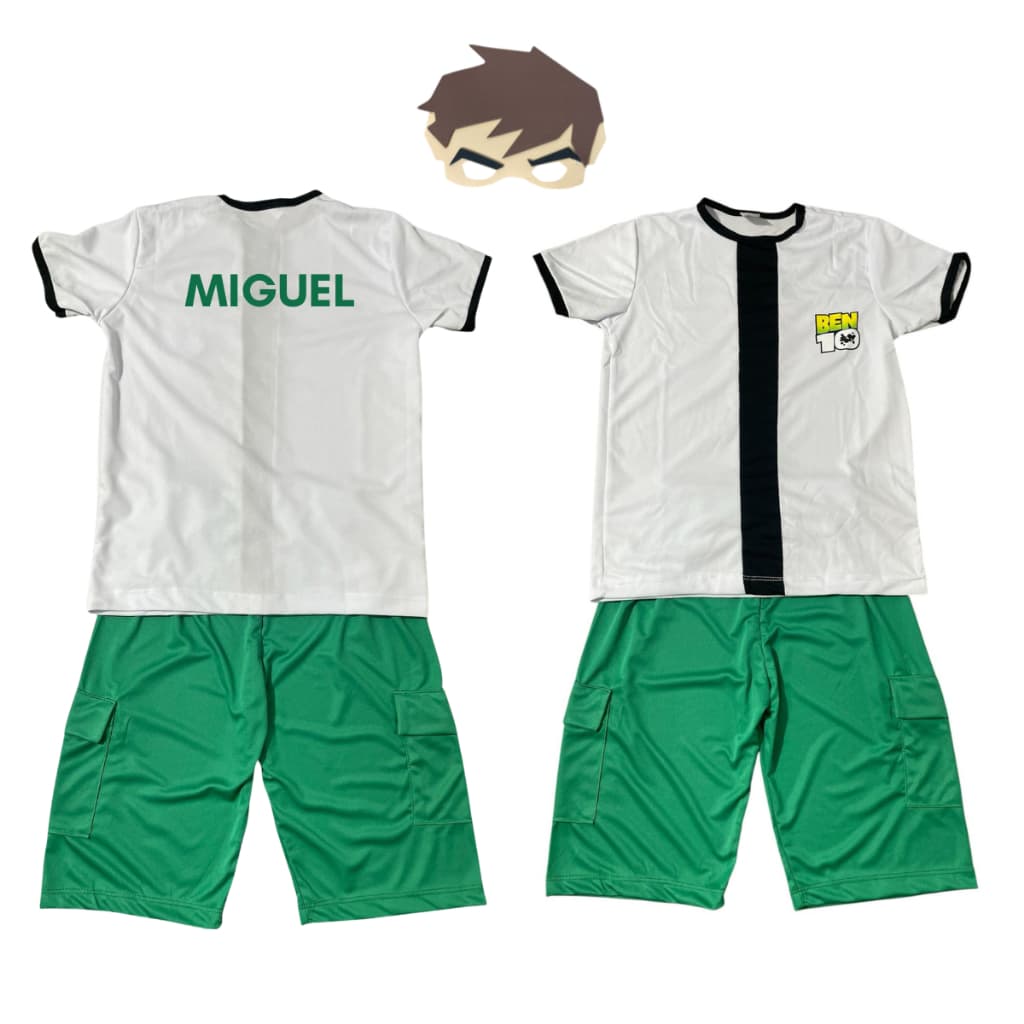 Fantasia Infantil do Ben 10 Roupa Personalizado Com Nome