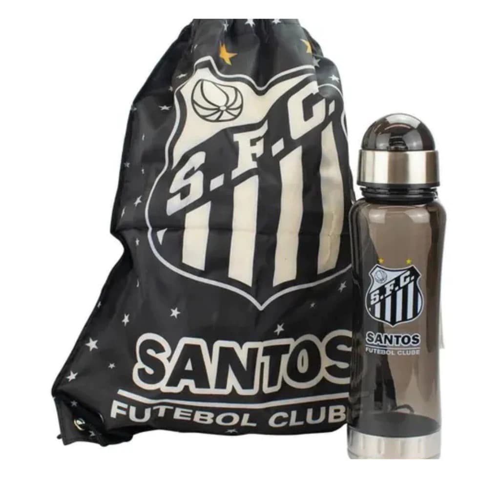 GARRAFA SANTOS ORIGINAL COM BOLSA BAG 750ML OFICIAL PROMOÇÃO