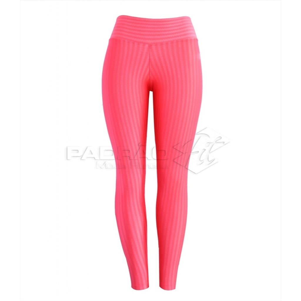 Calça legging Fitness Cirre Coral Leve brilho Macio e Maleável
