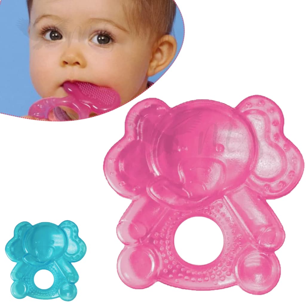 Mordedor Macio Anti Estresse Para Bebê Gengiva Dente C/ Água