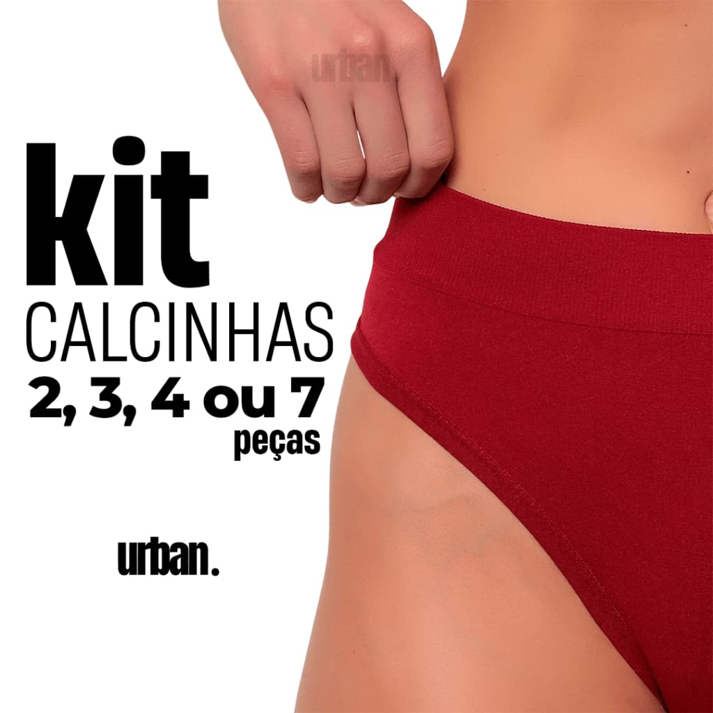 Kit Calcinhas Femininas Confortáveis | Modela sem Apertar e Veste Perfeito no Corpo