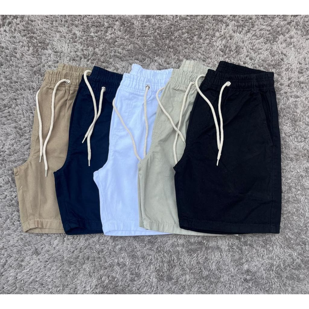 Short Mauricinho Sarja Premium de Elástico