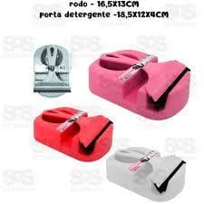 Kit Organizador De Pia Porta Detergente Esponja E Rodo Rodinho De Pia 18,5X12X4CM