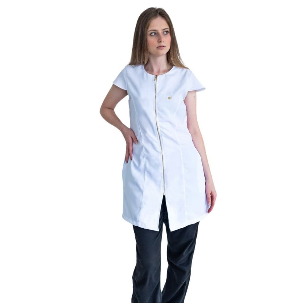JALECO MANGA CURTA GABARDINE PREMIUM