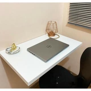 Bancada Suspensa Mesa De Estudo Escrivaninha mão francesa home office 80x40 e 100x40