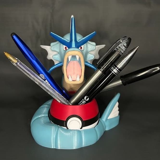 Porta Lápis Organizador De Mesa - Gyrados Pokémon