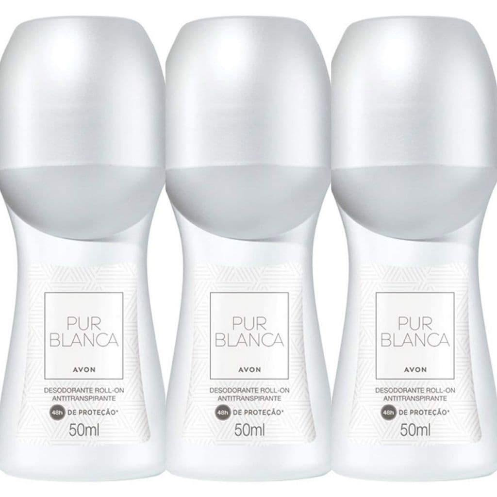 Roll On Pur Blanca Avon Kit com 3/5/9 unidades (50ml cada)- PRODUTO ORIGINAL