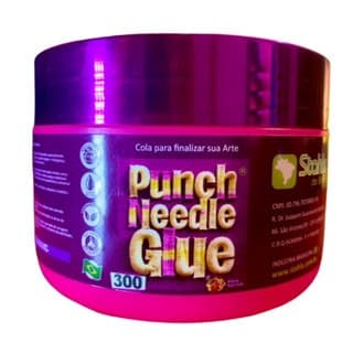 COLA PARA PUNCH NEEDLE POTE DE 300 GRS. 100 % LAVÁVEL COM CHEIRINHO DE FRUTAS