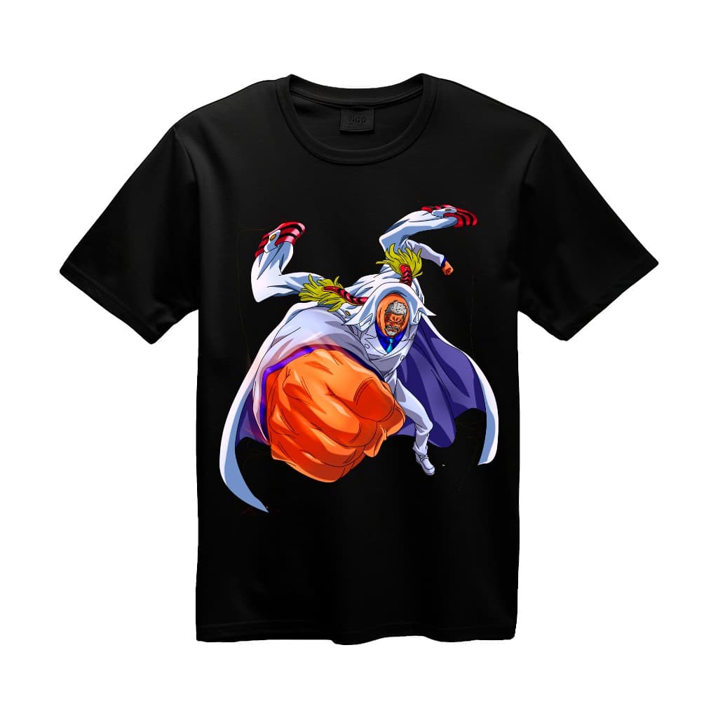Camiseta Estampa Anime One Piece Vice Comandante Garp Heroi Da Marinha- ENVIO RAPIDO