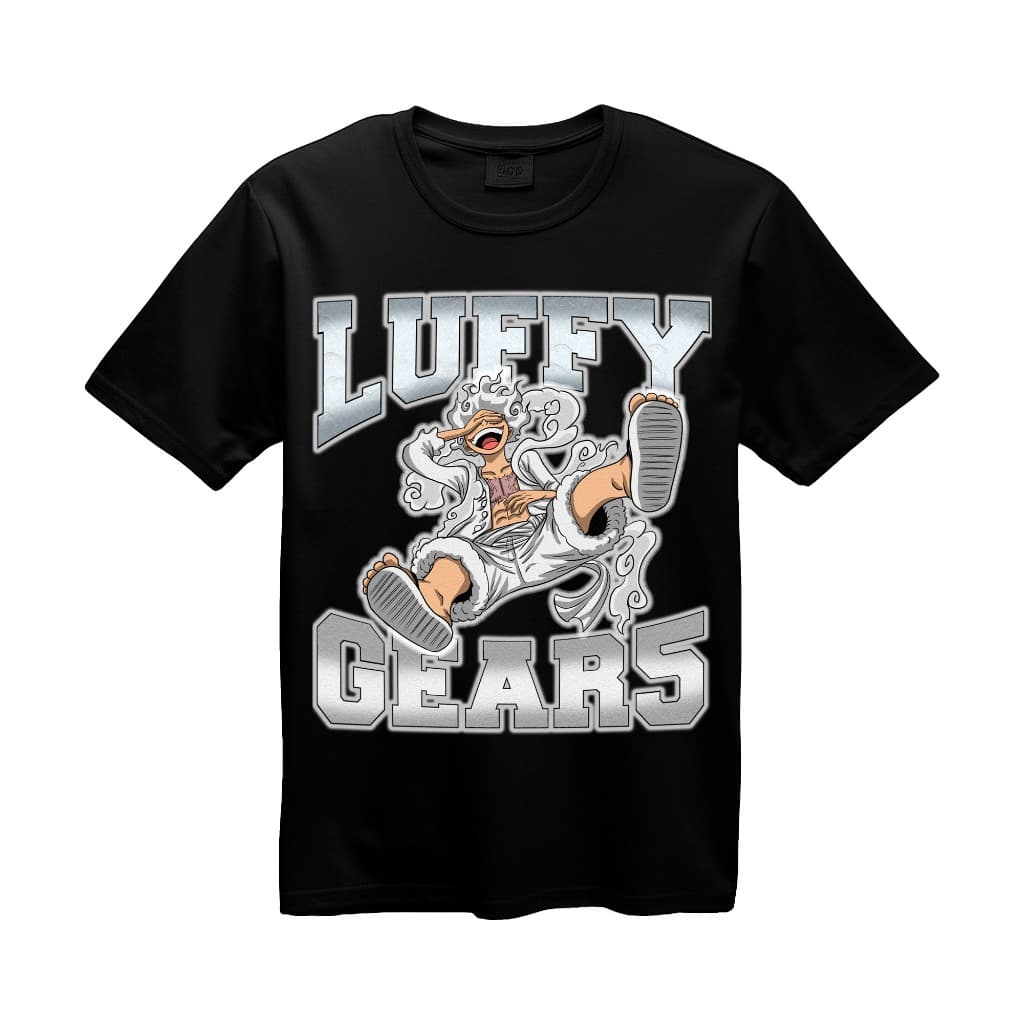 Camiseta Anime One PIece Luffy Chapéu De Palha Transformação Gear 5 Nika Deus Do Sol