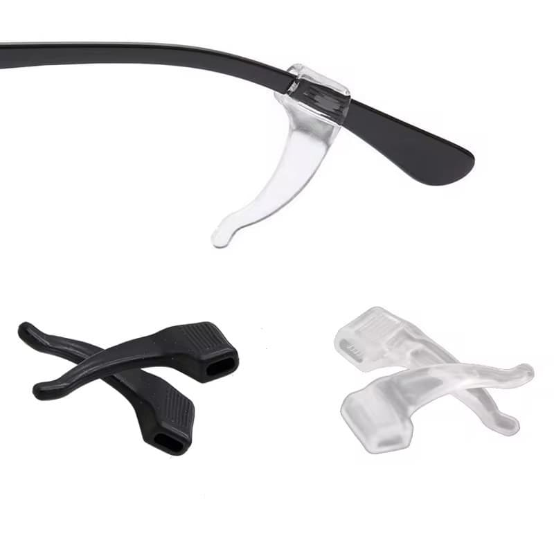 Kit 6 Gancho De Orelha Para Haste De Óculos Anti Deslizante Flexível Silicone