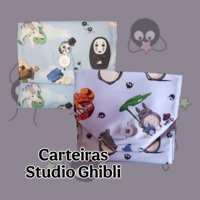 Carteiras Artesanais Studio Ghibli - Tororo e Chiriro