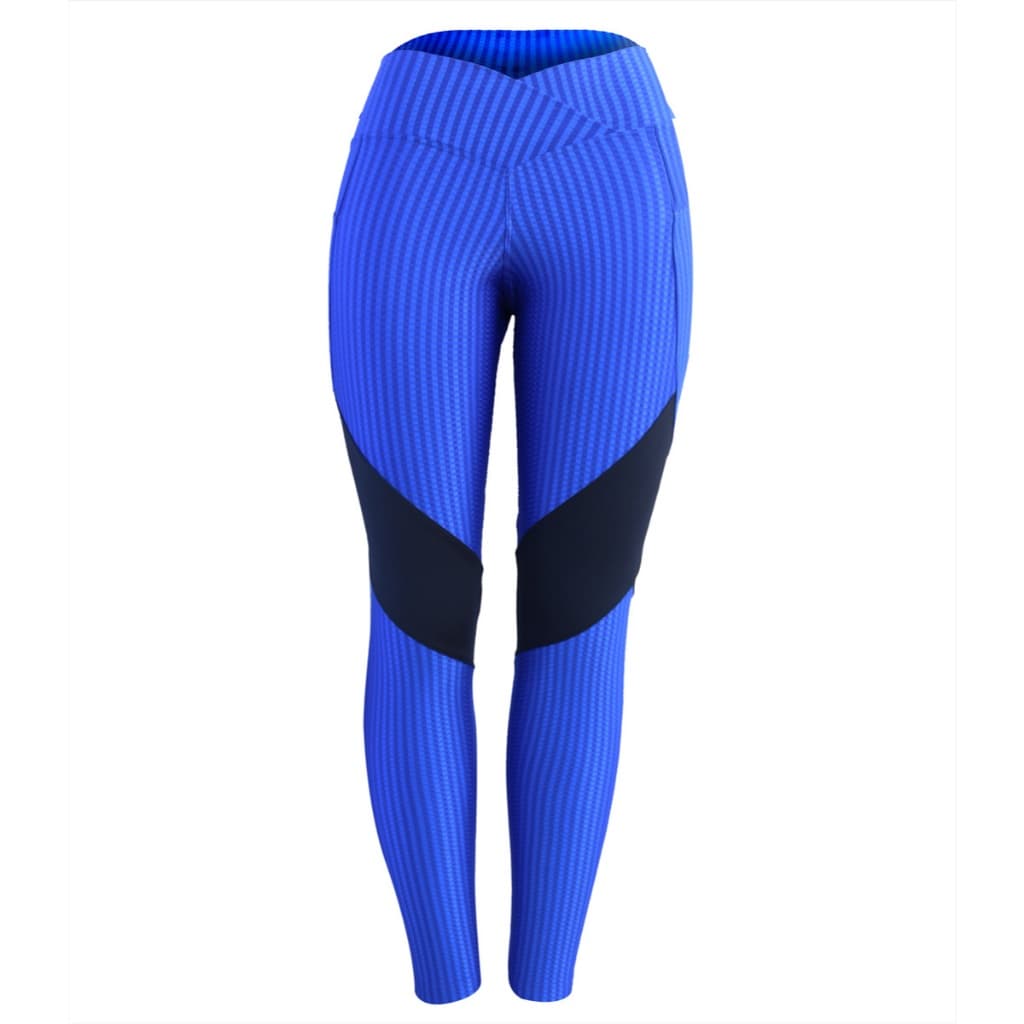 Calça Legging malha 3D com detalhes em Emana Cintura em V empina Bumbum