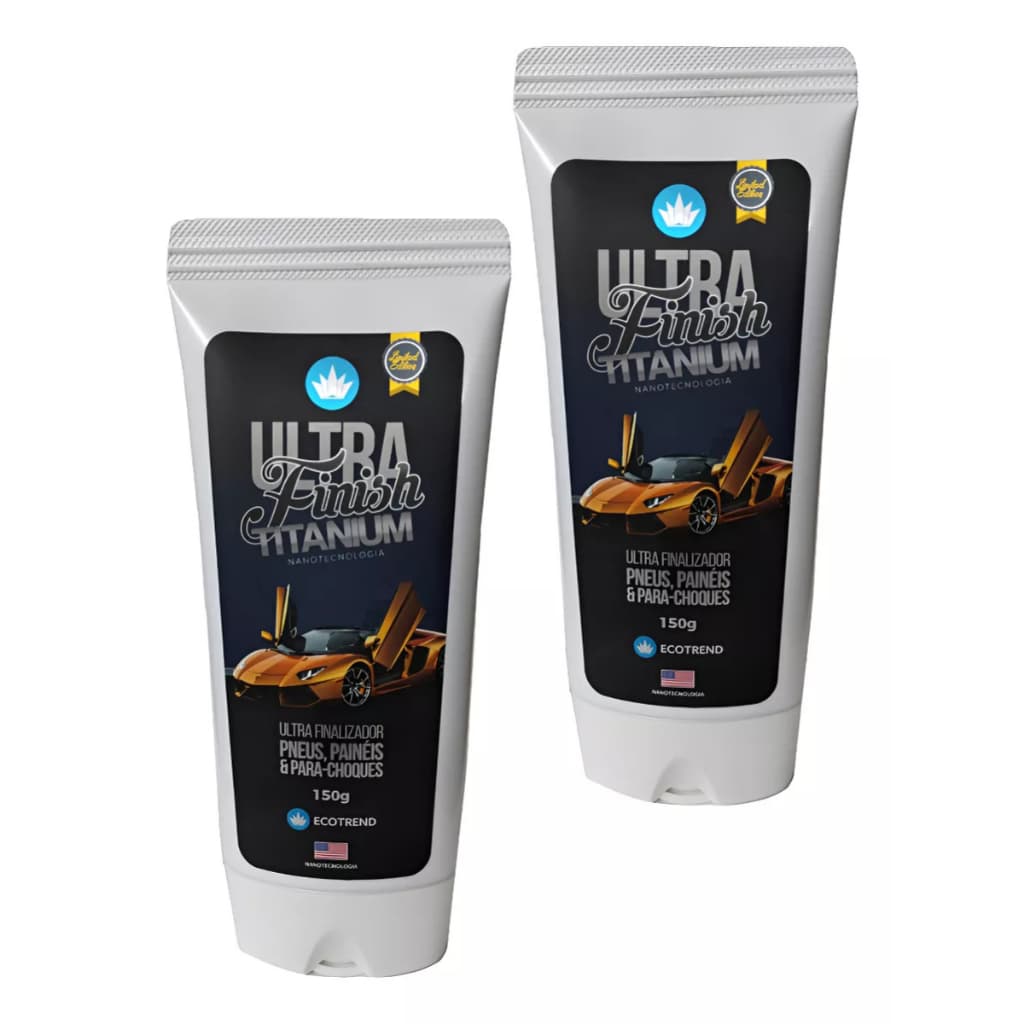 Kit 2 Itens Ultra Finish Revitalizador De Plásticos E Borrac ECOTREND SOUTH AMERICA
