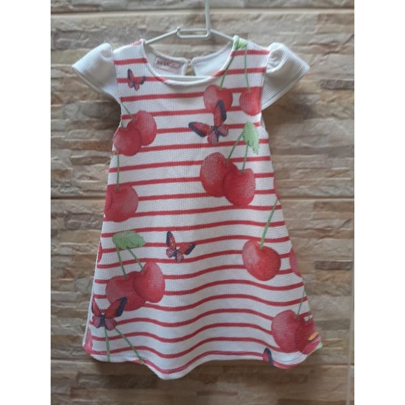 Desapego Vestido Infantil Nini & Bambini- Tamanho 3 anos - Vestido Bebê Menina