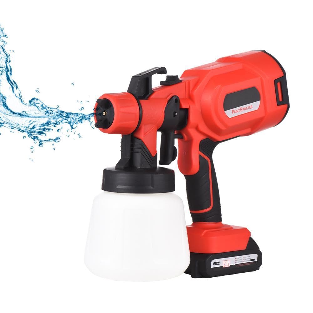 Pistola Pintura Pulverizadora 900w Elétrica Potente 1L Tanque 1 Litro 3 Bicos - Multi funções