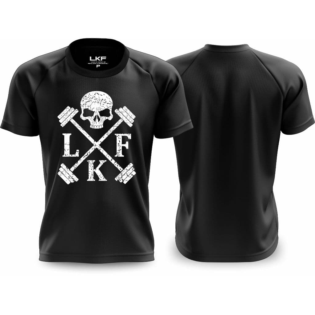 Camisa Dry Fit Caveira LKF - Esportiva - Academia - Treino